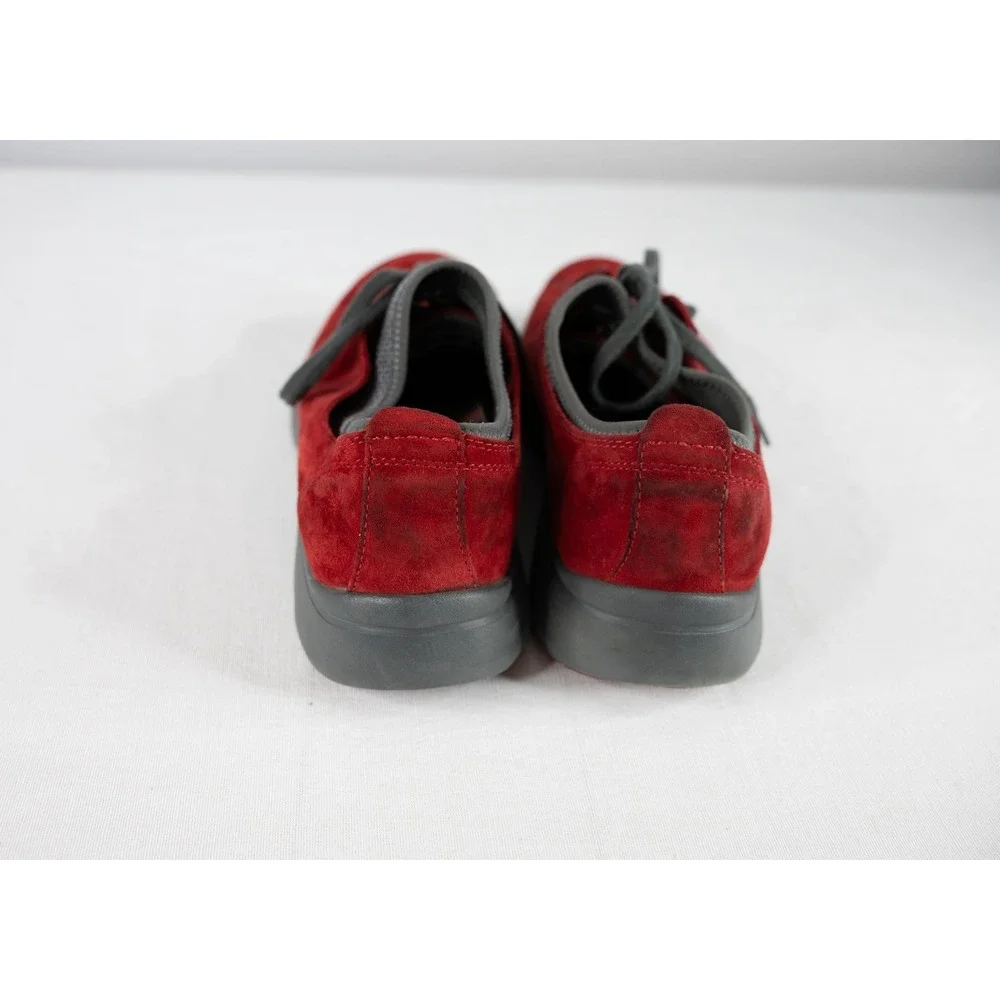 Dansko Suede Sneakers Womens size 37 US 7 Red‎ suede elise oxford walking shoes